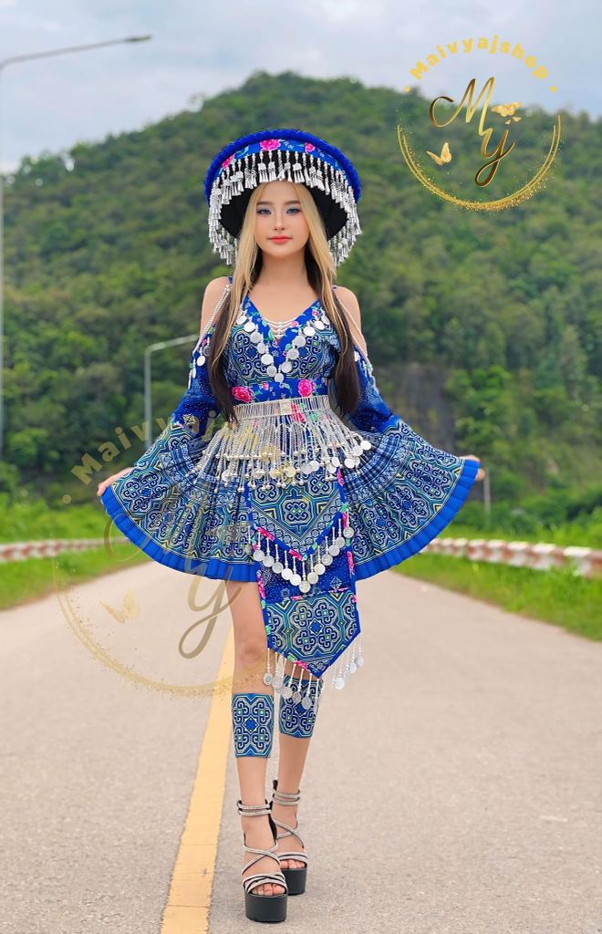 Blue Heritage Dress
